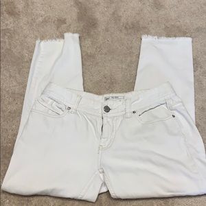 Free people cropped jeans 27w